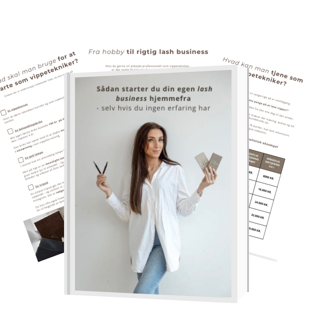 SÅDAN STARTER DU DIN LASH BUSINESS HJEMMEFRA
