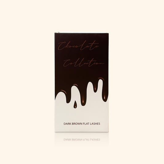MØRKEBRUNE FLAT LASHES 0.20