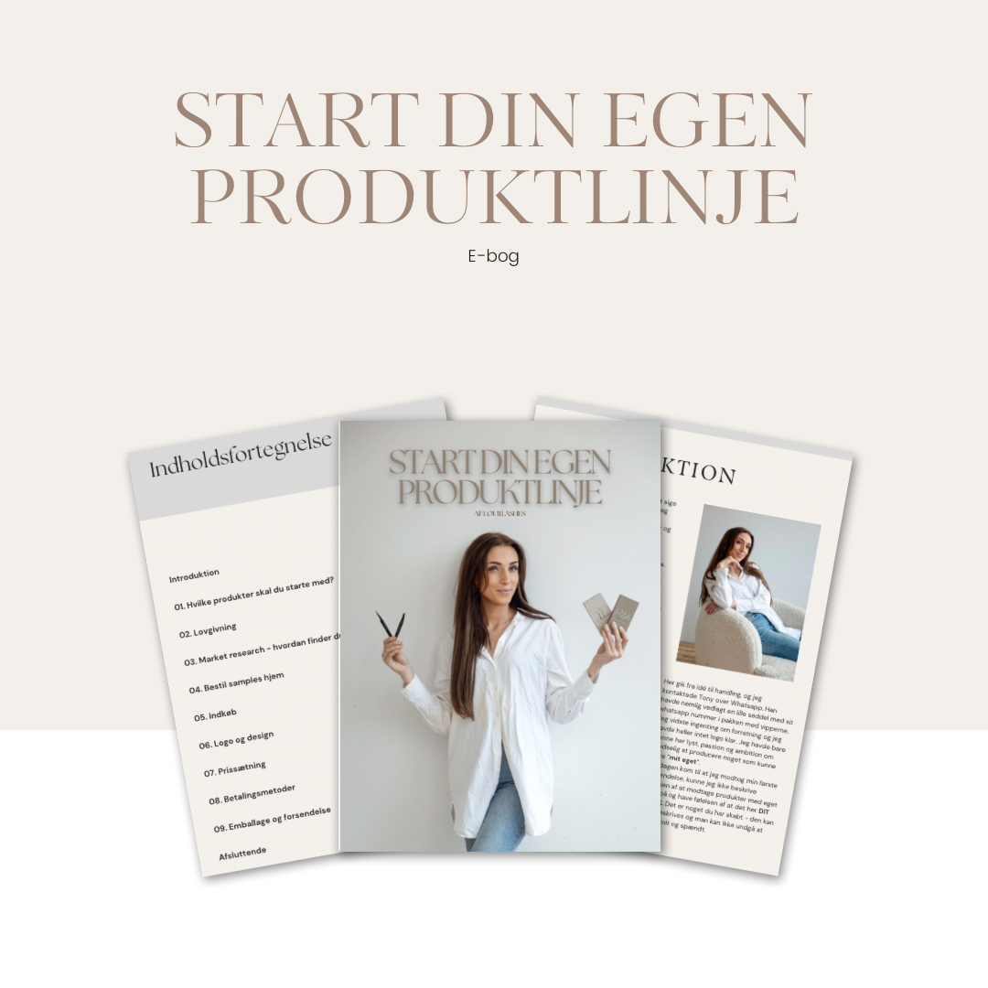 E-bog: Start din egen produktlinje